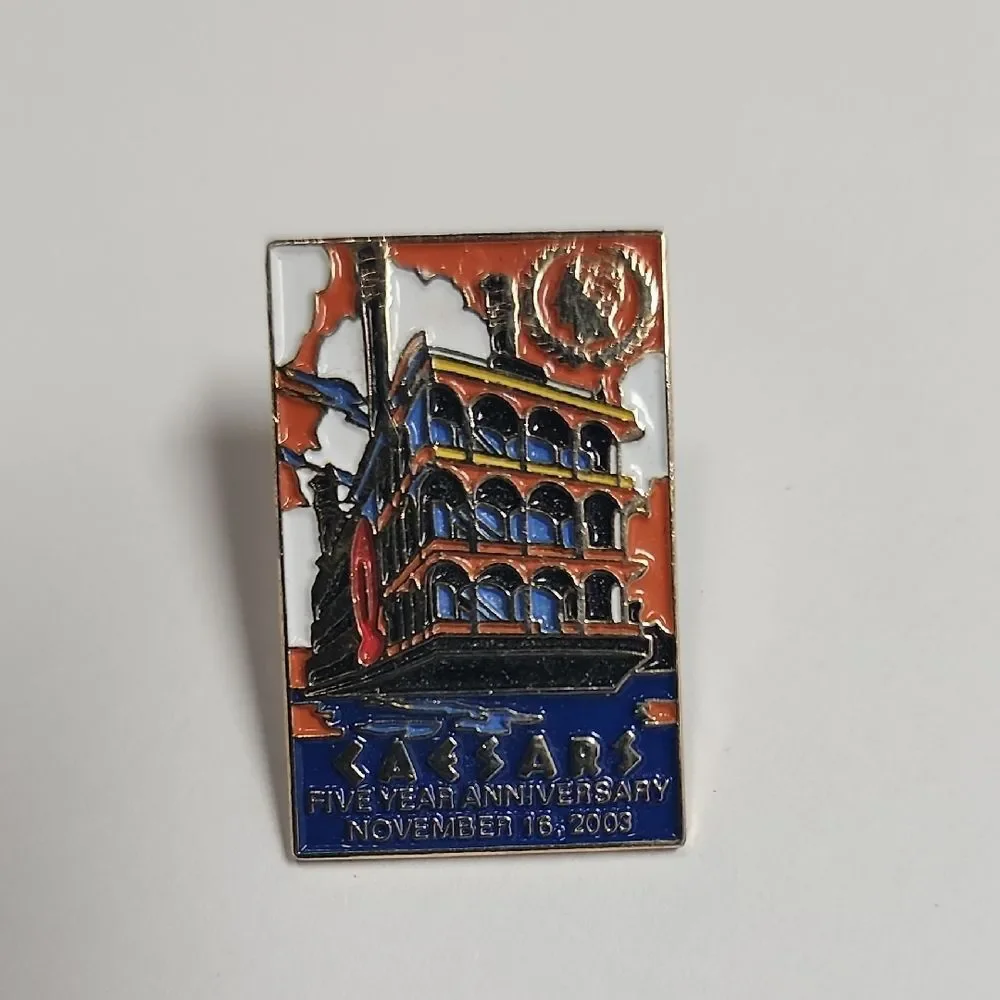 Vintage 2003 Caesars Southern Indiana Casino Five Year Anniversary Lapel Pin